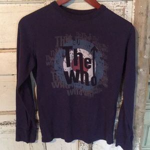The Who - Men’s Small waffle bank shirt